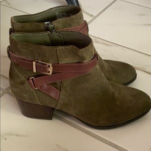 Olive green Booties